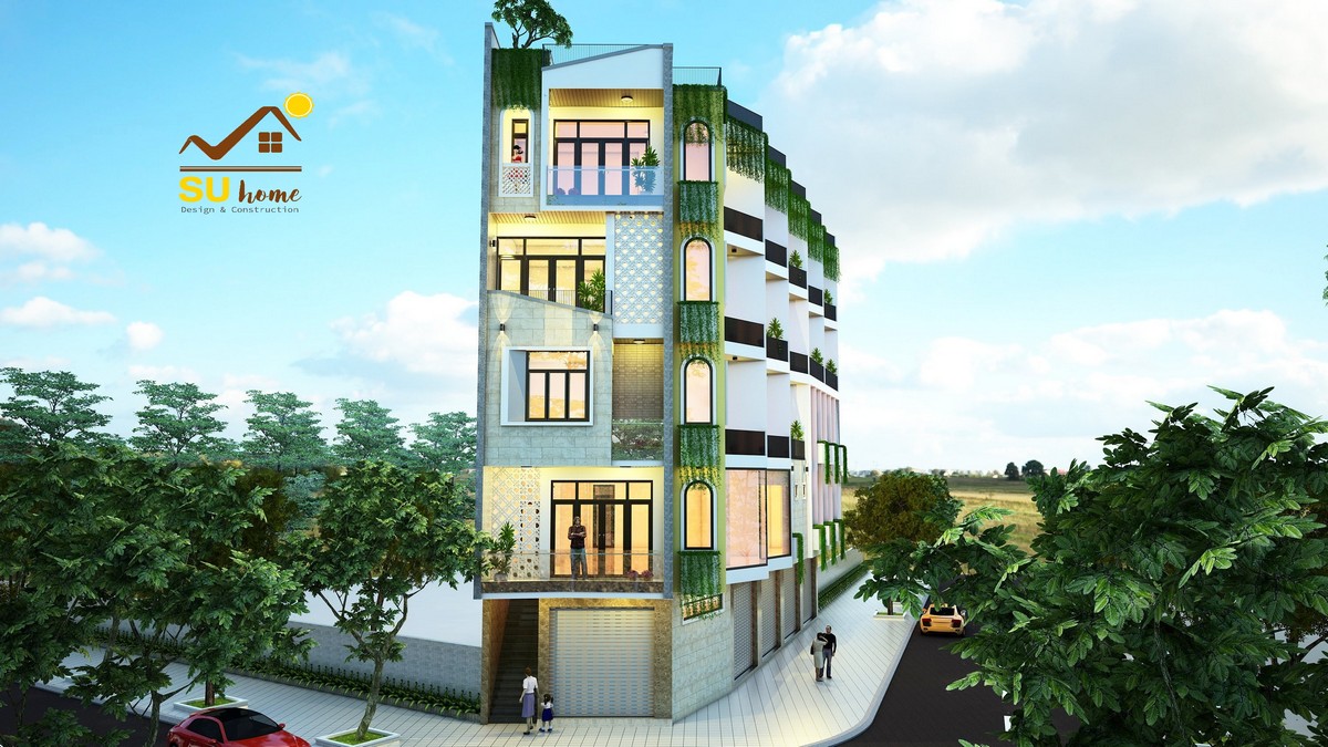 Thiết kế Nhà ở kết hợp căn hộ cho thuê đà nẵng